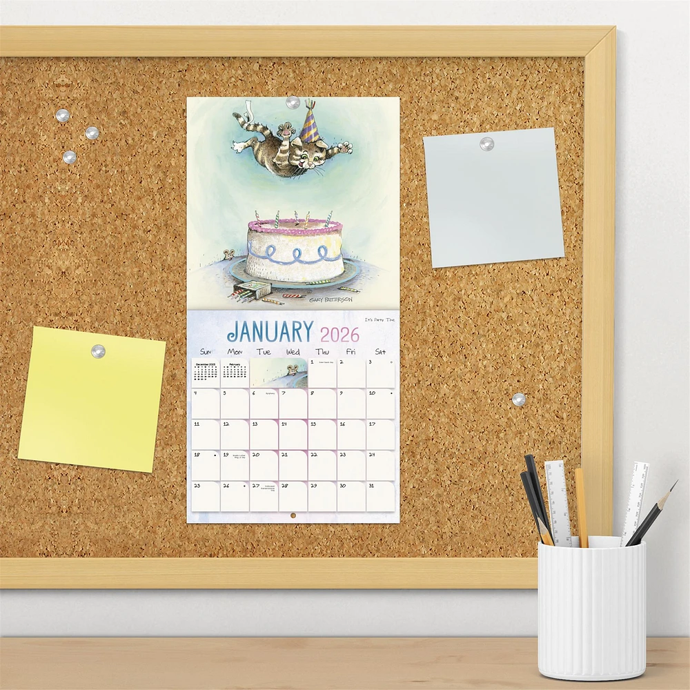 Gary Patterson Cats 2026 Mini Calendar