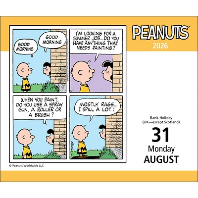 Peanuts® 2026 Box Calendar