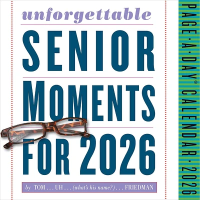 Senior Moments 365 2026 Box Calendar