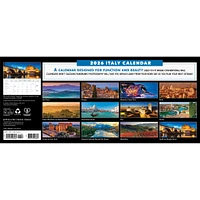 Italy Panoramic 2026 Slim Calendar