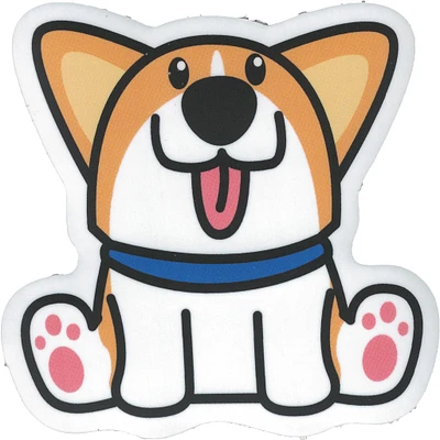 Cute Corgi Vinyl Sticker - FINAL SALE