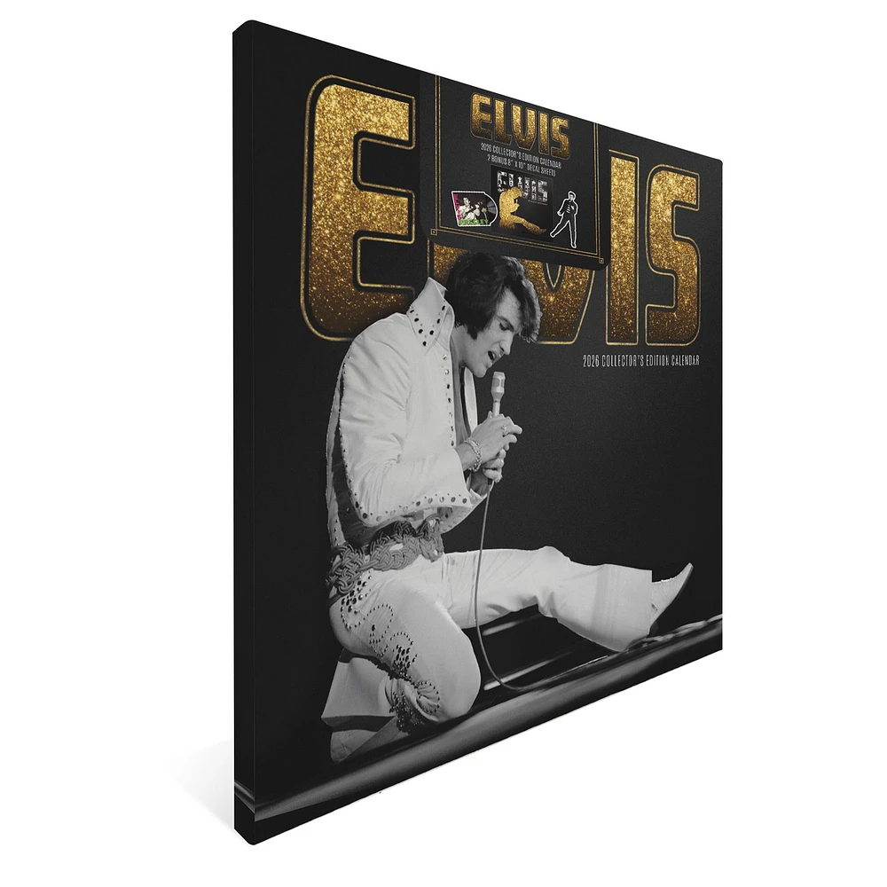 Elvis Presley Collectors Edition 2026 Wall Calendar - Online Exclusive