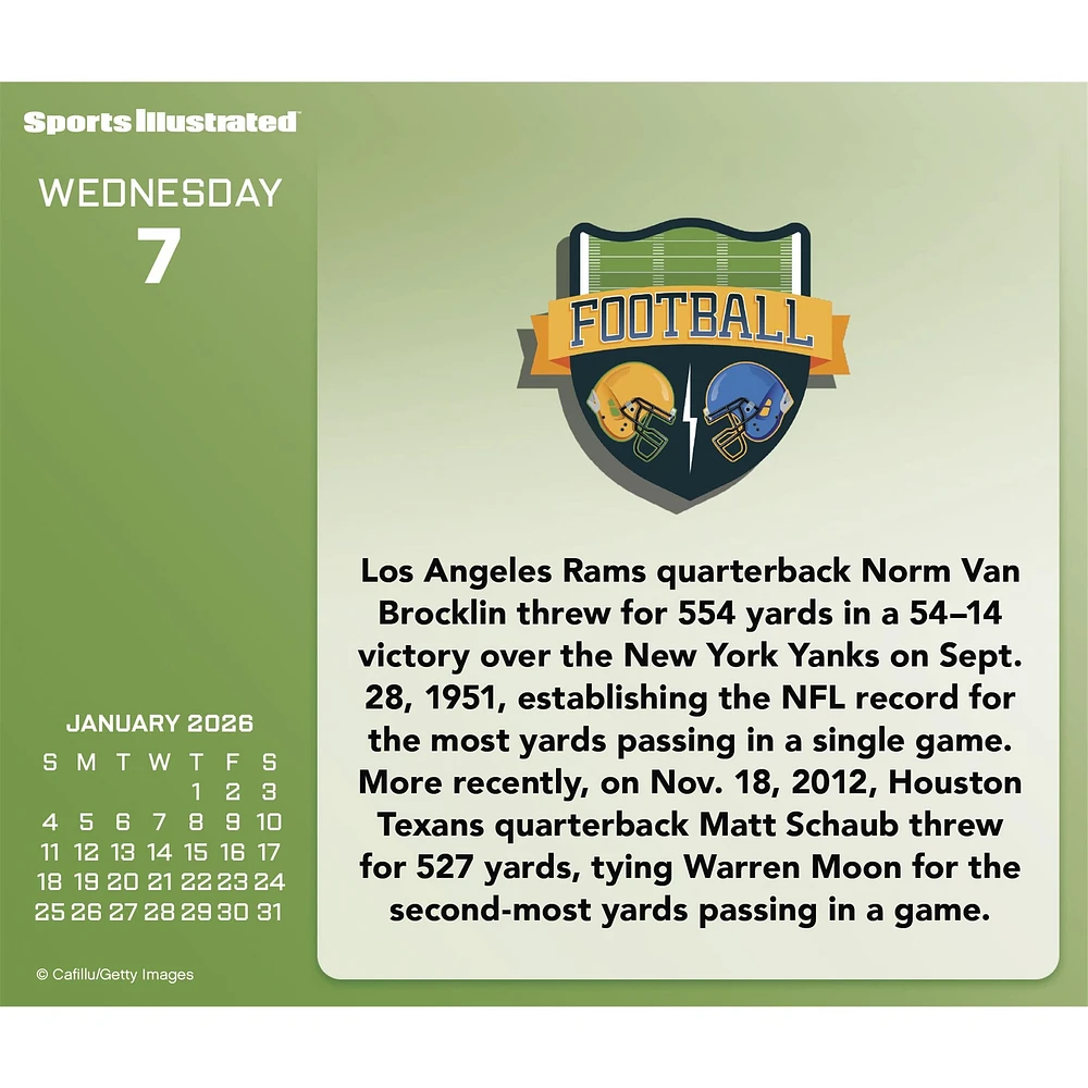 Sports Illustrated Sports 2026 Box Calendar - Online Exclusive
