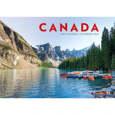 Canada Multi Language Wall 2025 Calendar