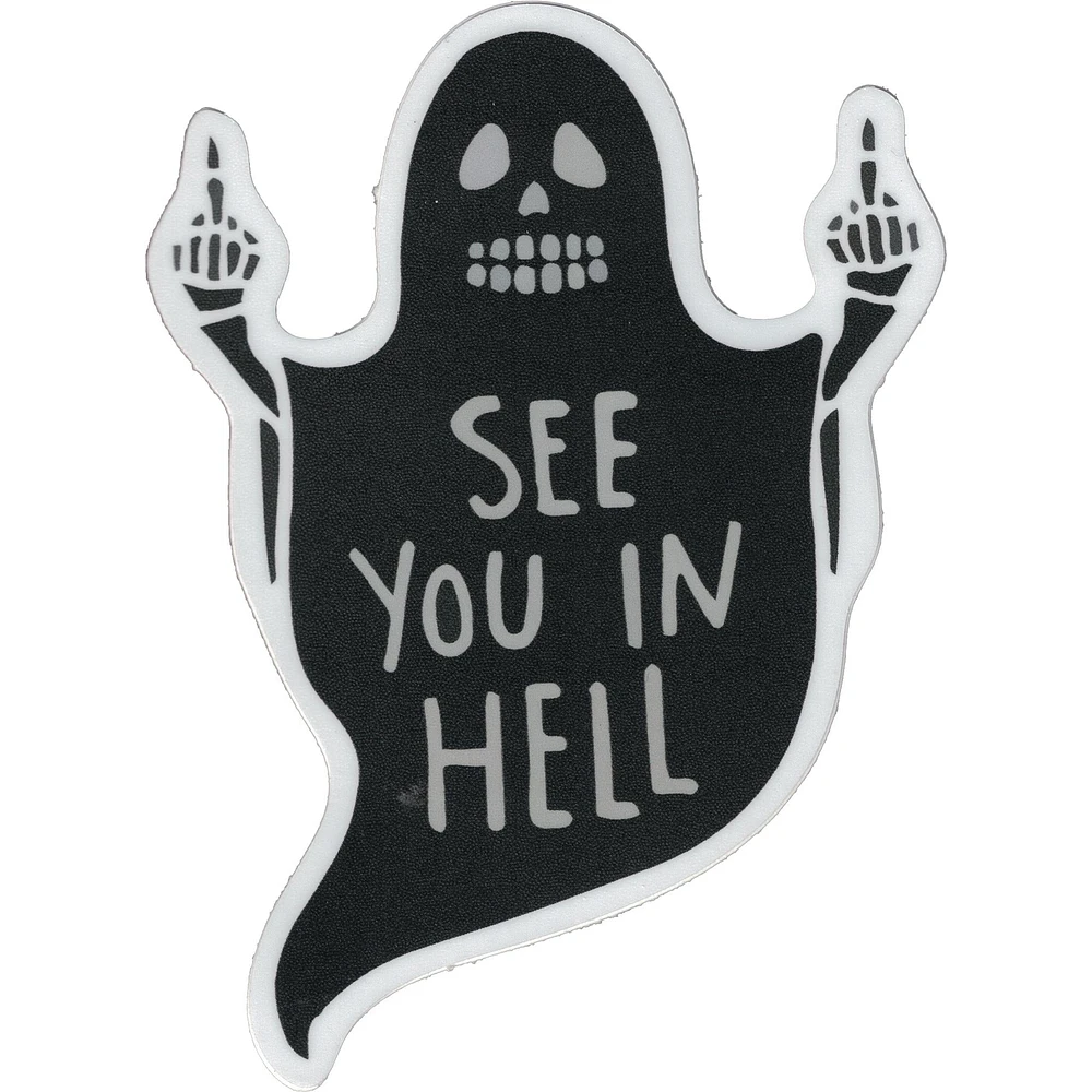 See You in Hell Vinyl Sticker - FINAL SALE