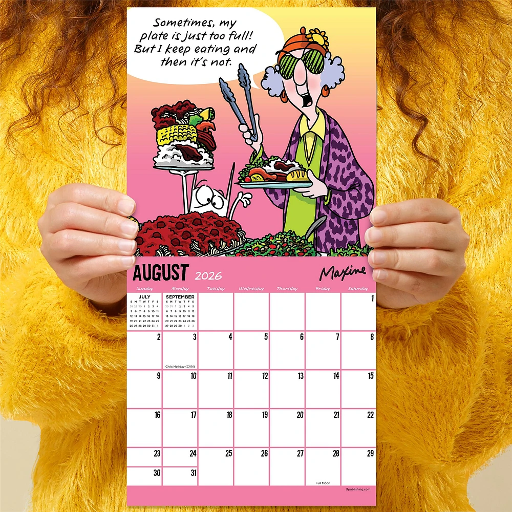 Maxine 2026 Mini Calendar