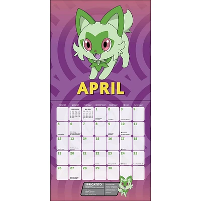 Pokémon 2026 Wall Calendar