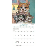Gary Patterson Cats 2026 Mini Magnetic Calendar