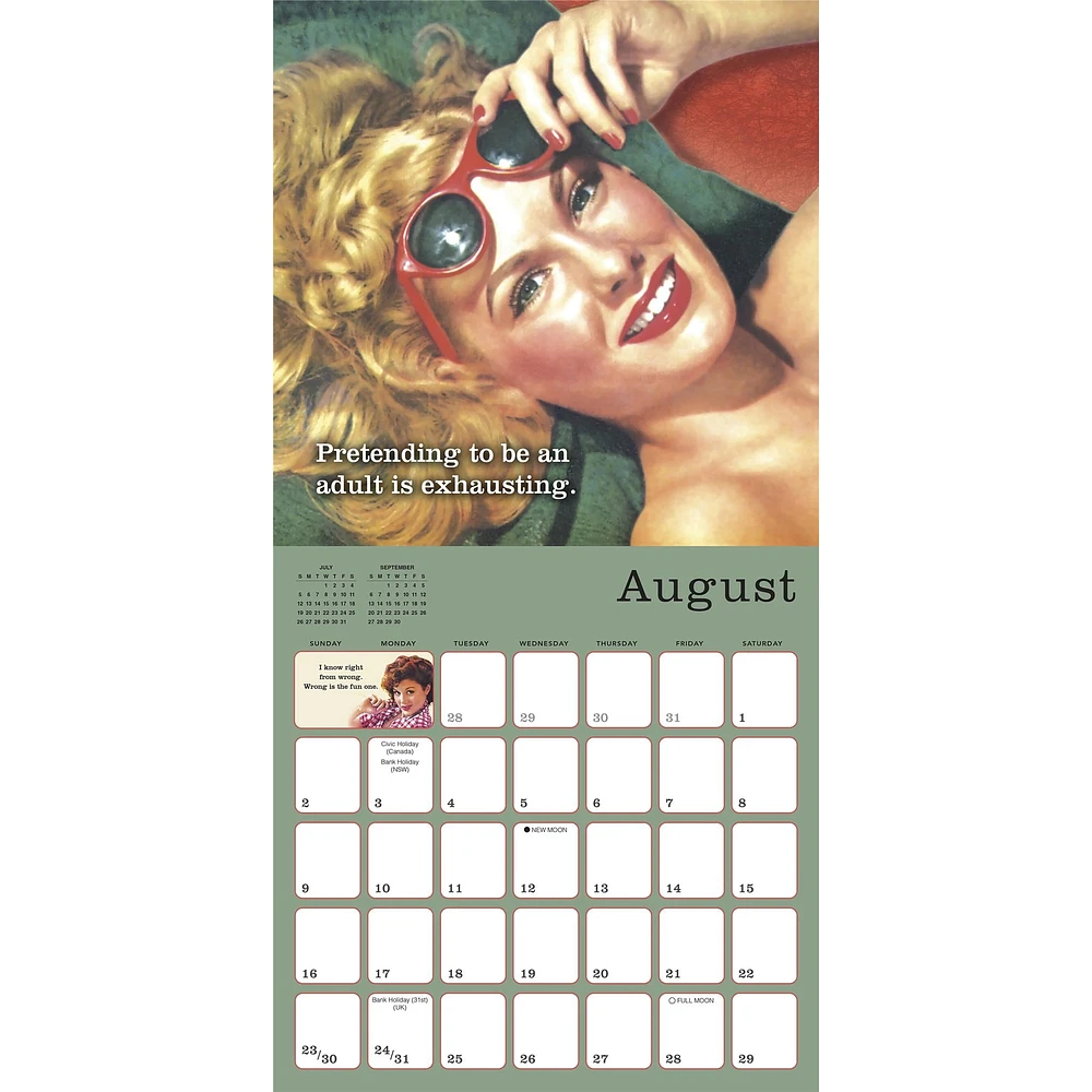 B Word 2026 Wall Calendar