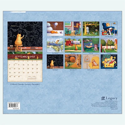 A Cats Life Wall 2025 Calendar