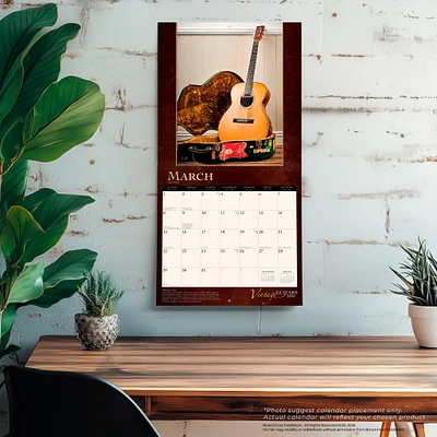 Vintage Guitars 2026 Wall Calendar