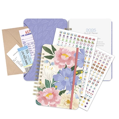 Bella Flora Do It All Planner 2025 Calendar