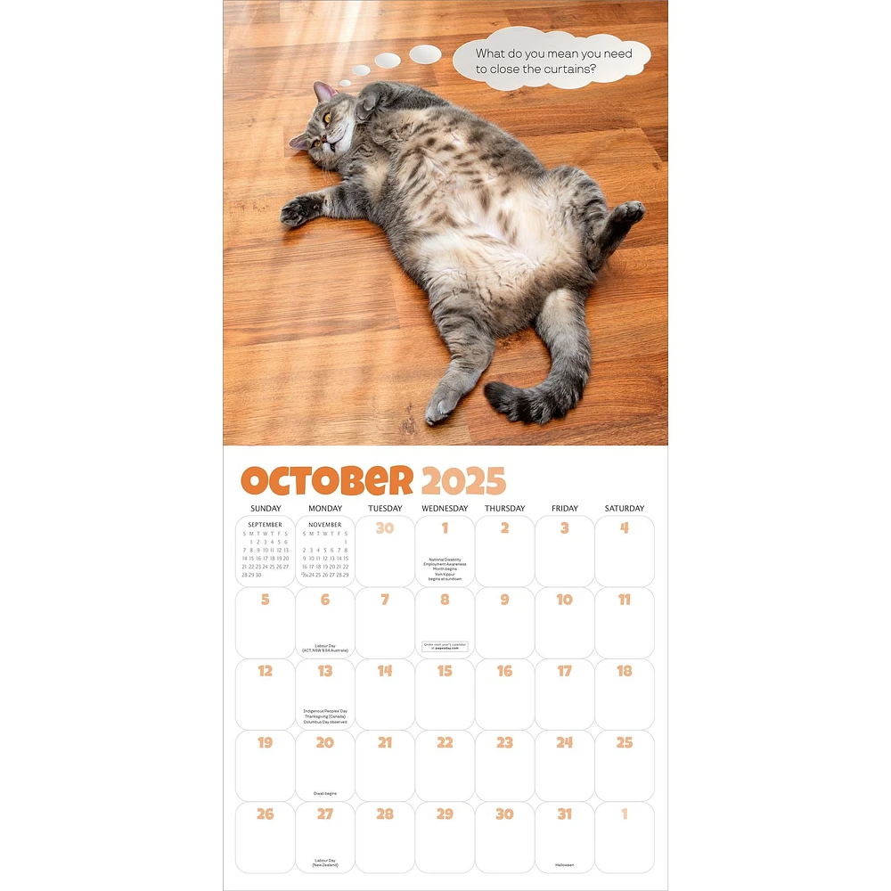 Chonkers Wall 2025 Calendar