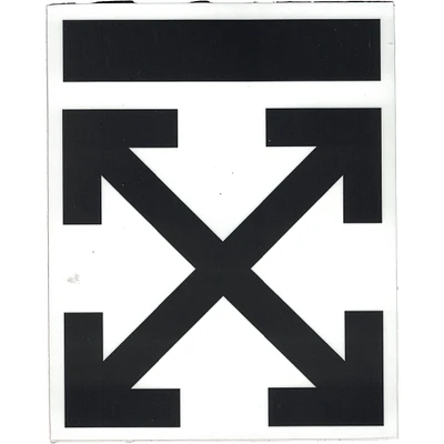 Off White Arrow Logo Vinyl Sticker - FINAL SALE