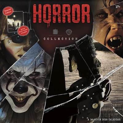 Horror Collection with Print Wall 2025 Calendar