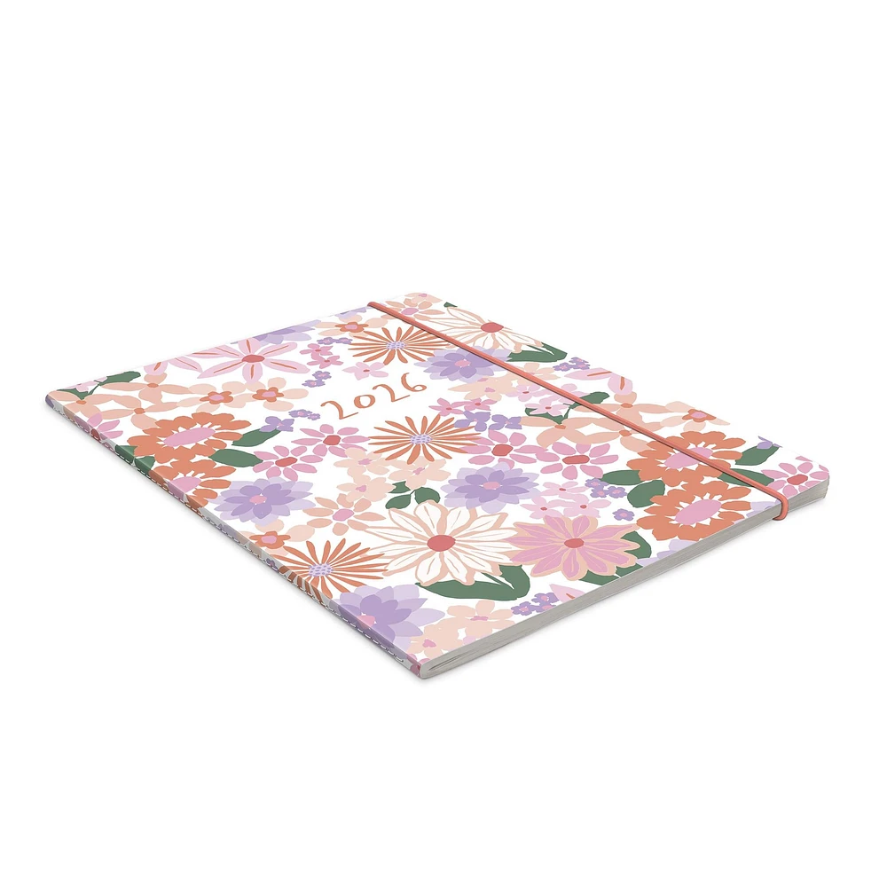 Secret Garden Just Right Bilingual 2025-2026 Monthly Planner Calendar