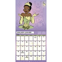 Disney Princess Bilingual 2026 Wall Calendar