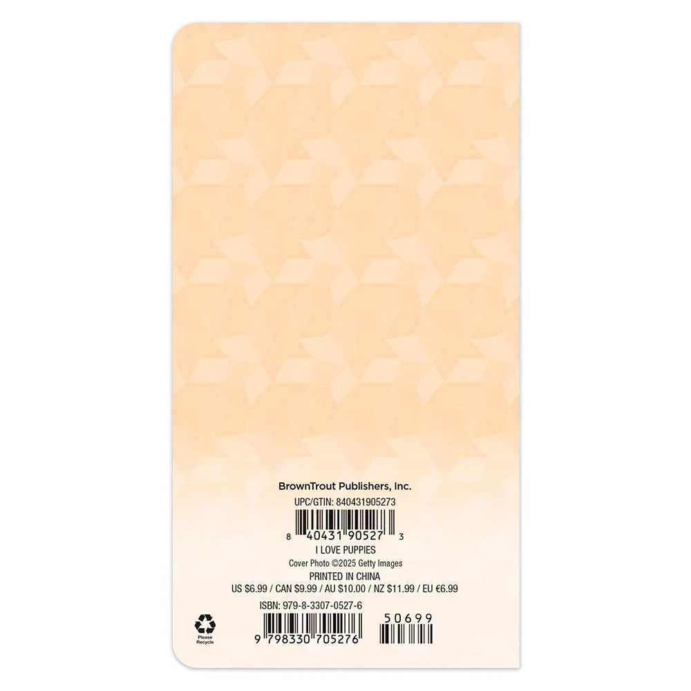 Puppies I Love 2026 2 Yr Pocket Planner Calendar