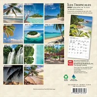 Iles Tropicales 2026 Mini Calendar (French)