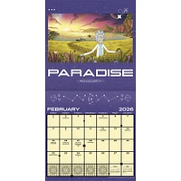 Rick And Morty 2026 Wall Calendar