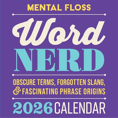 Word Nerd 2026 Box Calendar - Online Exclusive