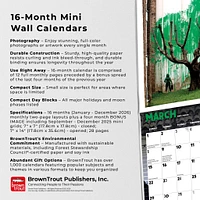 Banksys Graffiti 2026 Mini Calendar - Online Exclusive