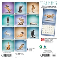 Yoga Puppies Mini 2025 Calendar