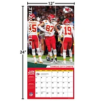 NFL Travis Kelce Kansas City Chiefs Wall 2025 Calendar