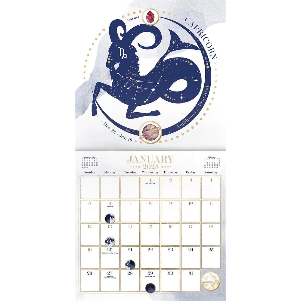 Astrology Mini 2025 Calendar