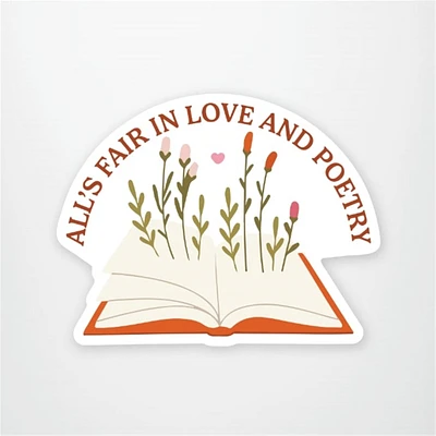 All’s fair in Love Vinyl Sticker