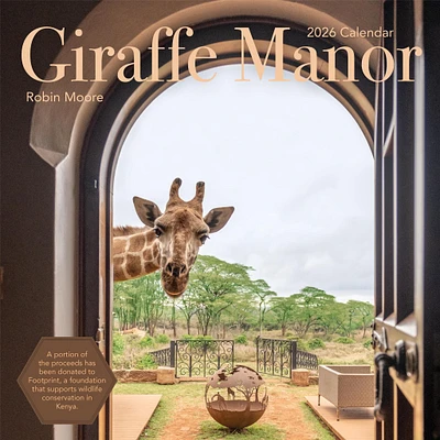 Giraffe Manor 2026 Wall Calendar - Online Exclusive