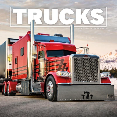 Trucks 2026 Wall Calendar