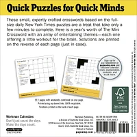 New York Times Mini Crossword 2026 Box Calendar