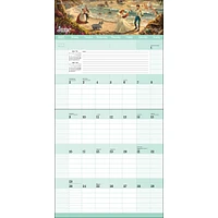 Kinkade Disney Family Planner Wall 2025 Calendar