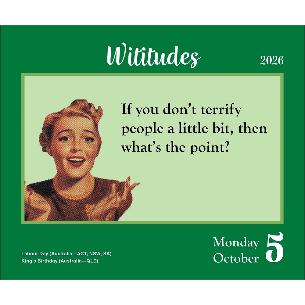 Wititudes 2026 Box Calendar