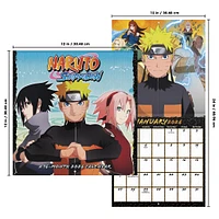 Naruto Shippuden 2026 Wall Calendar