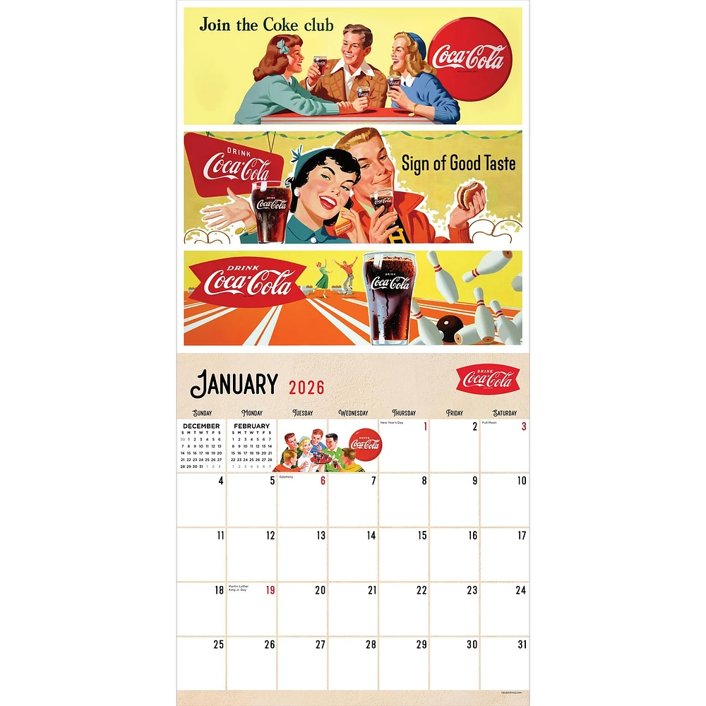 Coke: Harmony 2026 Wall Calendar - Online Exclusive