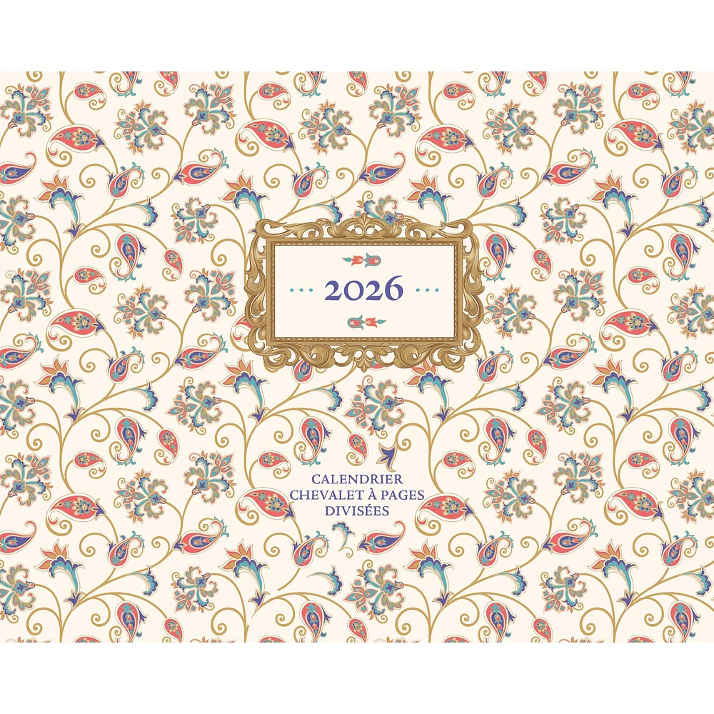 Motifs 2026 Double View Easel Calendar (French)