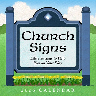 Church Signs 2026 Box Calendar