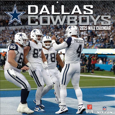 NFL Dallas Cowboys Wall 2025 Calendar