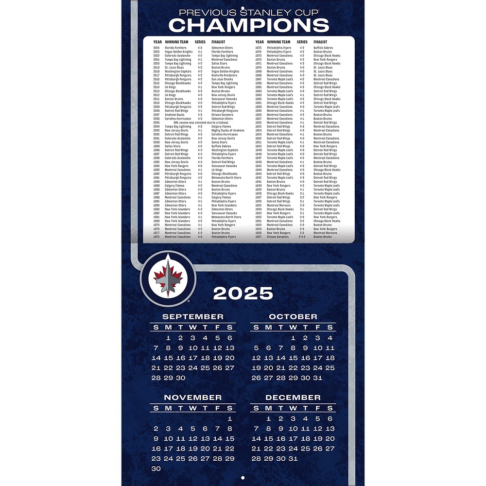 NHL Winnipeg Jets 2026 Wall Calendar - Online Exclusive