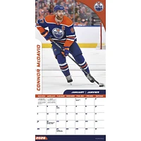NHL Edmonton Oilers Bilingual 2026 Wall Calendar