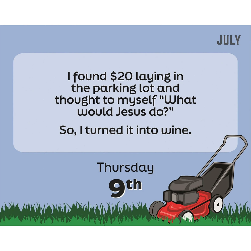 King Of The Dad Jokes 2026 Box Calendar