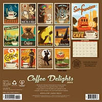 Coffee Delights ADG Wall 2025 Calendar