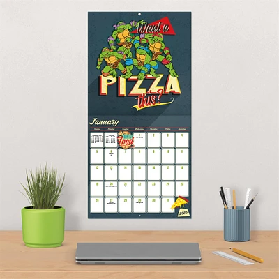 Teenage Mutant Ninja Turtles Wall 2025 Calendar