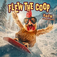 Flew The Coop 2026 Wall Calendar