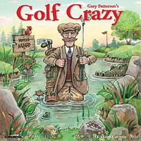 Golf Crazy By Gary Patterson Wall 2025 Calendar