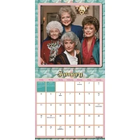 Golden Girls Exclusive with Print 2026 Deluxe Wall Calendar