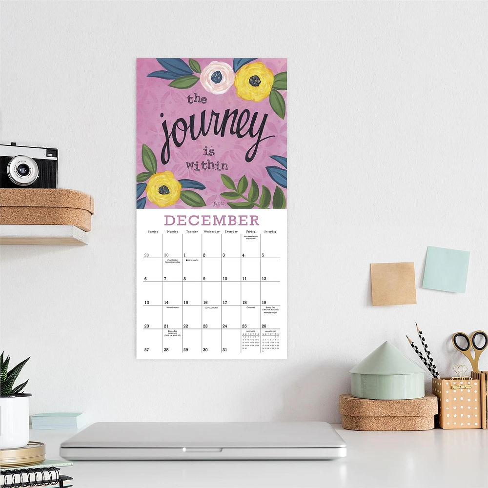 Year Of Hope And Inspiration 2026 Mini Calendar