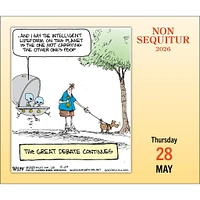 Non Sequitur 2026 Box Calendar